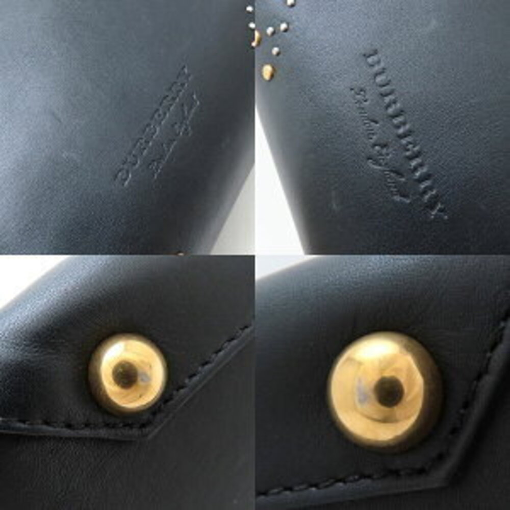 Burberry Shoulder Bag Leather Black - Picture 6 of 9